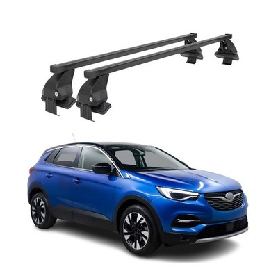 Menabo Dachträger für Opel Grandland / Grandland X 2017-2024 50kg Stahl Schwarz