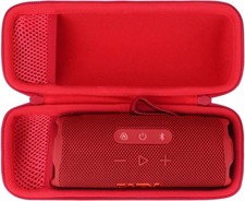 Hard Case Compatible with JBL Flip 7 6 5 4 Waterproof Portable Speaker Red