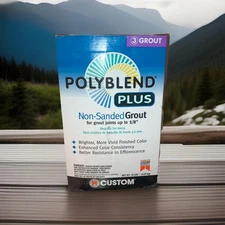 Custom Building Products PolyBlend Plus Non-Sanded Grout 8.5lbs (Pewter) New