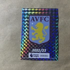 81 ASTON VILLA PANINI PREMIER LEAGUE 2022 2023 FOOTBALL STICKERS LOGO BADGE PATCH