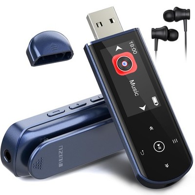 USB MP3 Player 64GB Bluetooth 5.3 Clip Sport Lauf FM Radio Voice Recorder