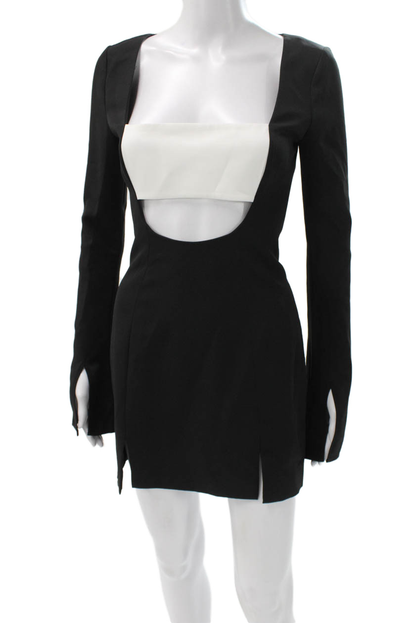 Lovers + Friends Womens Bodycon Mini Dress Black Long Sleeve Size XSFree Shipping in US $100+ Orders | $6.95 Orders Below