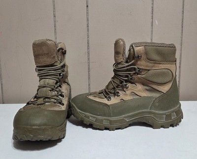 Men's Wellco Combat Hiker Mountain Boots Hot Weather M760 Size 3 Wide