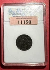1876 US Indian Head Cent! VF Details! Semi Key Date! ANACS Certified!