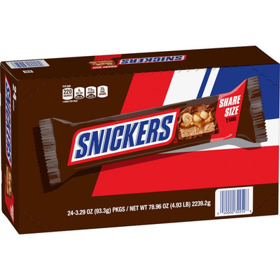 Milk Chocolate Bars, Share Size Bulk Pack - 24 Count, 3.29 Oz Each