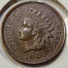 1904 Indian Head Cent - XF+ - 4 Diamonds, Nice! **Mintage: 61,328,015**