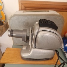 Noris Trumpf Vintage Projector Plank with working lights & fan lovely carry case