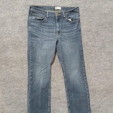 Wrangler Jeans Mens 36x30 Blue Relaxed Boot Cut Premium Quality Denim Pants