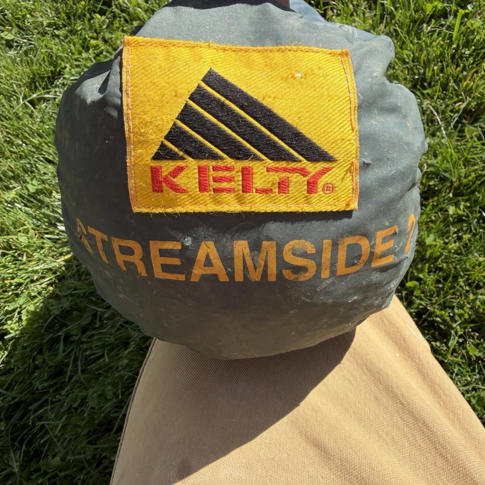 Kelty Streamside 2 2-Person 3-Season Dome Tent Gray/Blue w/ Poles Stakes