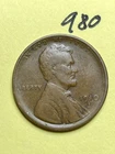 1910-S LINCOLN WHEAT CENT, low mintage date, "Fine" condition #980
