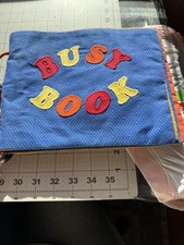 Cloth Handmade Busy Book For Baby toddlers Interactive Snaps Zipper