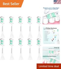 10-Count Philips Sonicare Replacement Brush Heads - Care for Your Smile