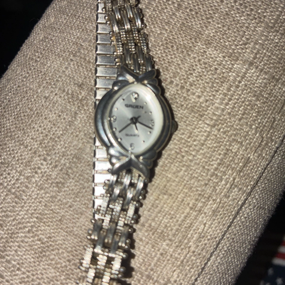 Gruen Sterling Silver Case Wristwatches for sale | eBay display picture 3