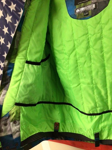 Quicksilver Dry Flight 10k Technology Ski Snowboard Jacket. Youth XL(16). - Picture 6 of 7