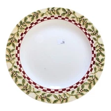Christmas Y & Mistletoe Plate Interiors Gifts