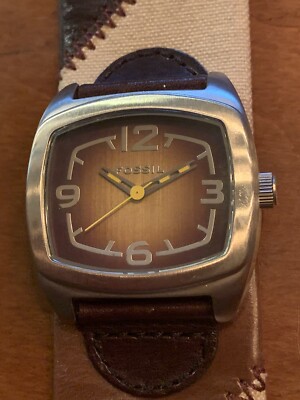 Fossil \'Patchwork\' Band watch fossil wide band watch products for sale | eBay main image 3