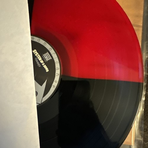 System Of A Down Toxicity VMP Vinyl Me Please Red & Black Split LP Unplayed - Picture 3 of 3