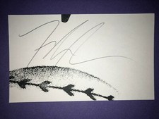 2019 ROYALS: Frank Schwindel, SIGNED 3x5 Card