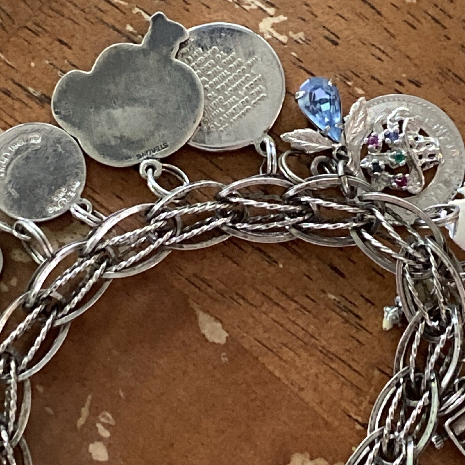 Solid Cable Sterling Excellent Condition Charm Br… - image 17