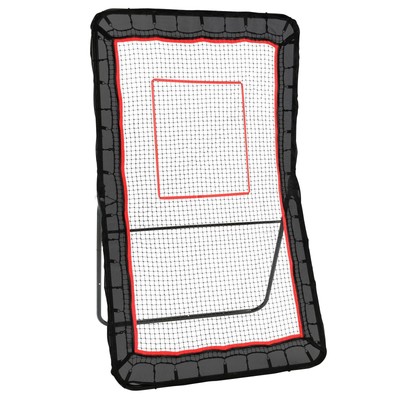 Vevor Lacrosse Rebounder For Backyard, 4X7 Ft Volleyball Bounce Back Net, Pitch 