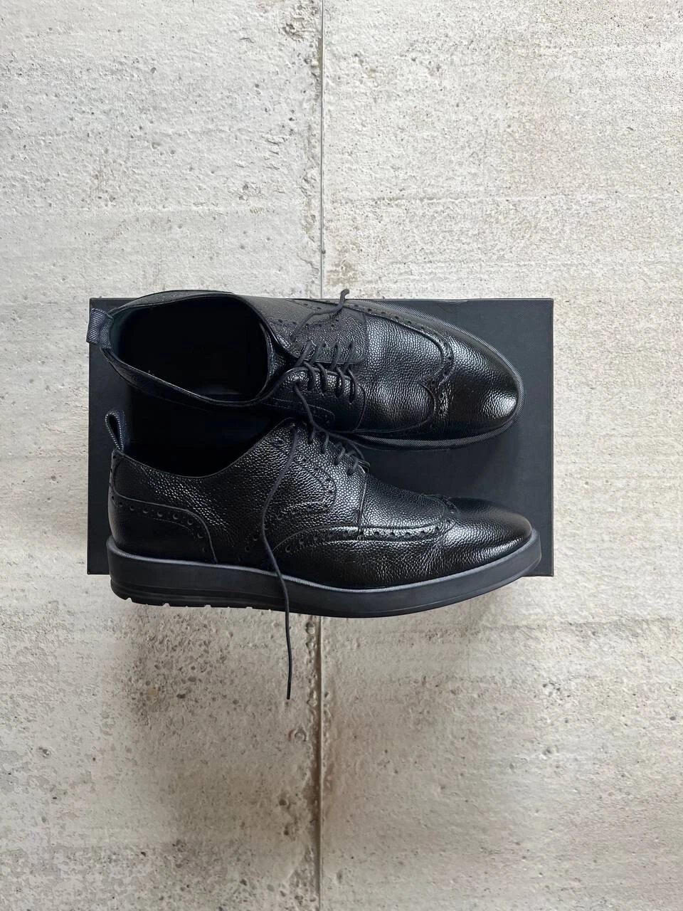 Peau de veau/denim grain Dior Homme Kris Van Assche Derby homme US8,5