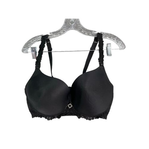 Hot Milk Nursing Bra Womens 34E Wireless Black Clip Down Maternity IR812/34E