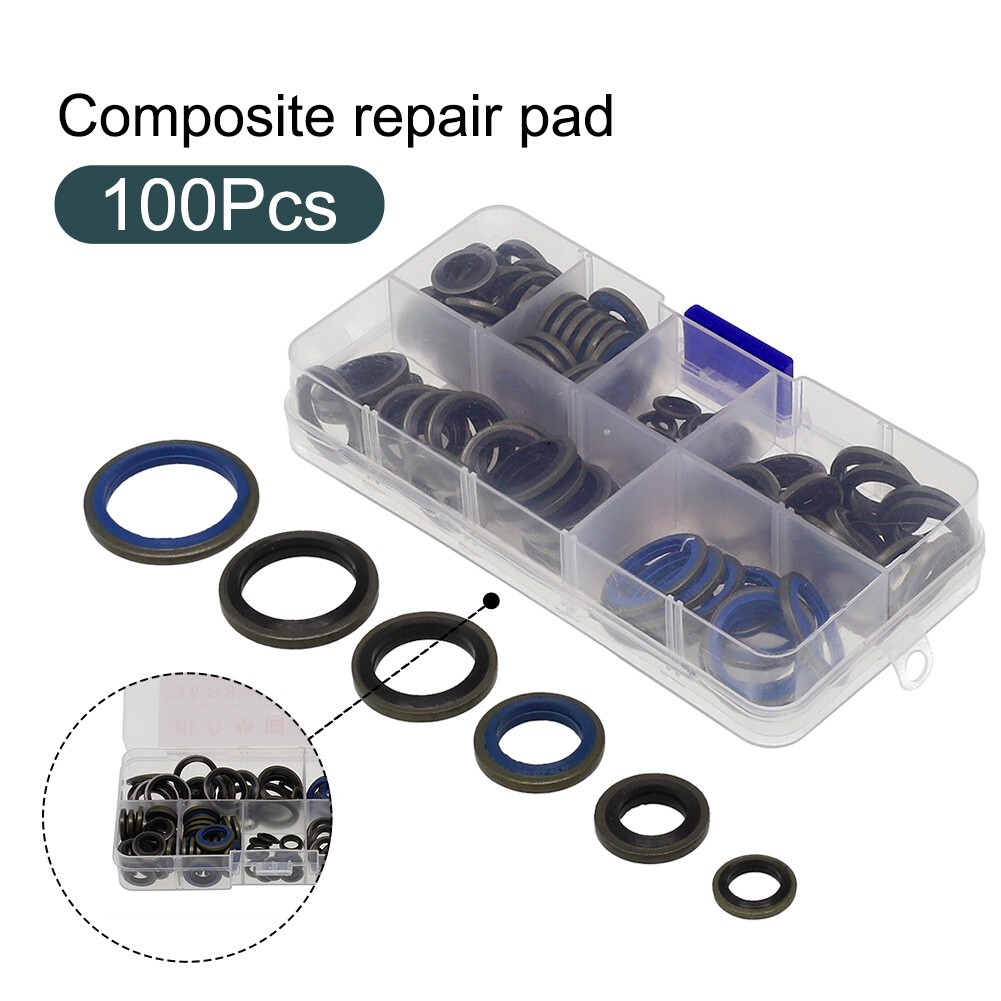 100pcs/245pcs Combination Gasket Set Rubber Combination Gasket Repair Kit