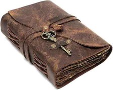 Handmade Vintage Leather Journal Notebook Bound Writing Diary Deckle Edge Book