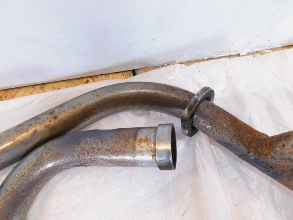 1996-2016 Honda Rebel 250 CMX250 CMX250C Left/Right Exhaust Muffler Header Pipes - Image 3 of 4