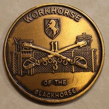 11th Armored Cavalry 3rd Squadron w/ serial number Army Challenge Coin