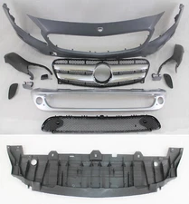 new GLA front bumper grille splash shield 12 pc set fits 2014 -17 MB GLA250 X156