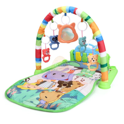 Baby Musical Activity Center Kick Play Piano Soft Baby Gym Floor Play Mat Toy