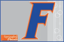 Florida Gators BLUE BLOCK F Vinyl Decal UF Baseball Sticker for Almost Anything!