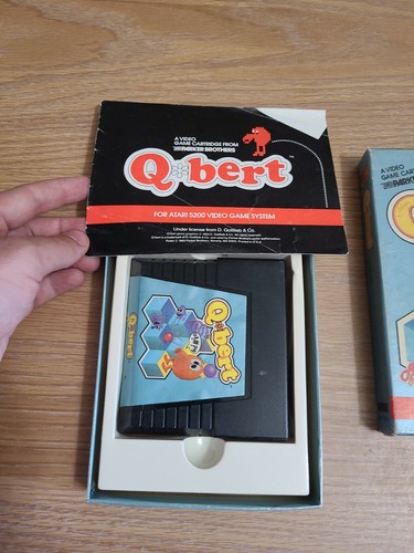 Qbert (Atari 5200, 1983) tested, With Box, Looks Great - Picture 3 of 5