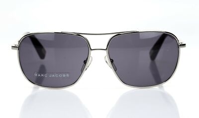 Marc Jacobs Silver 'MJ352/S' Rectangular Sunglasses 142614