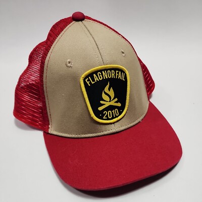 Flag Nor Fail 2010 Men's Trucker Hat Cap Adjustable Mesh Back Fitness Outdoor