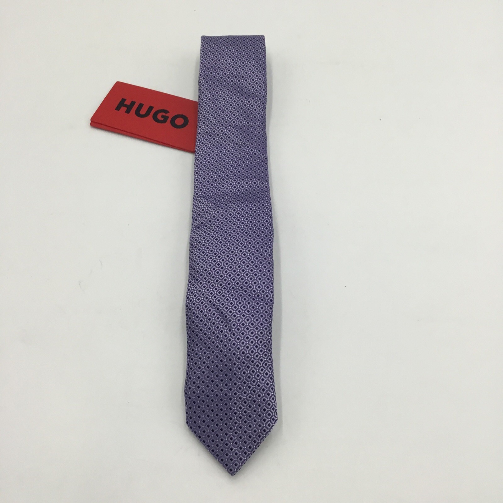 Мужской галстук Hugo Boss Mini Square Geo Purple- OS 7590₽