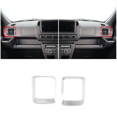 Silver Side Air Outlet Frame Cover Trim For 2022 Daihatsu Atrai /Hijet Cargo