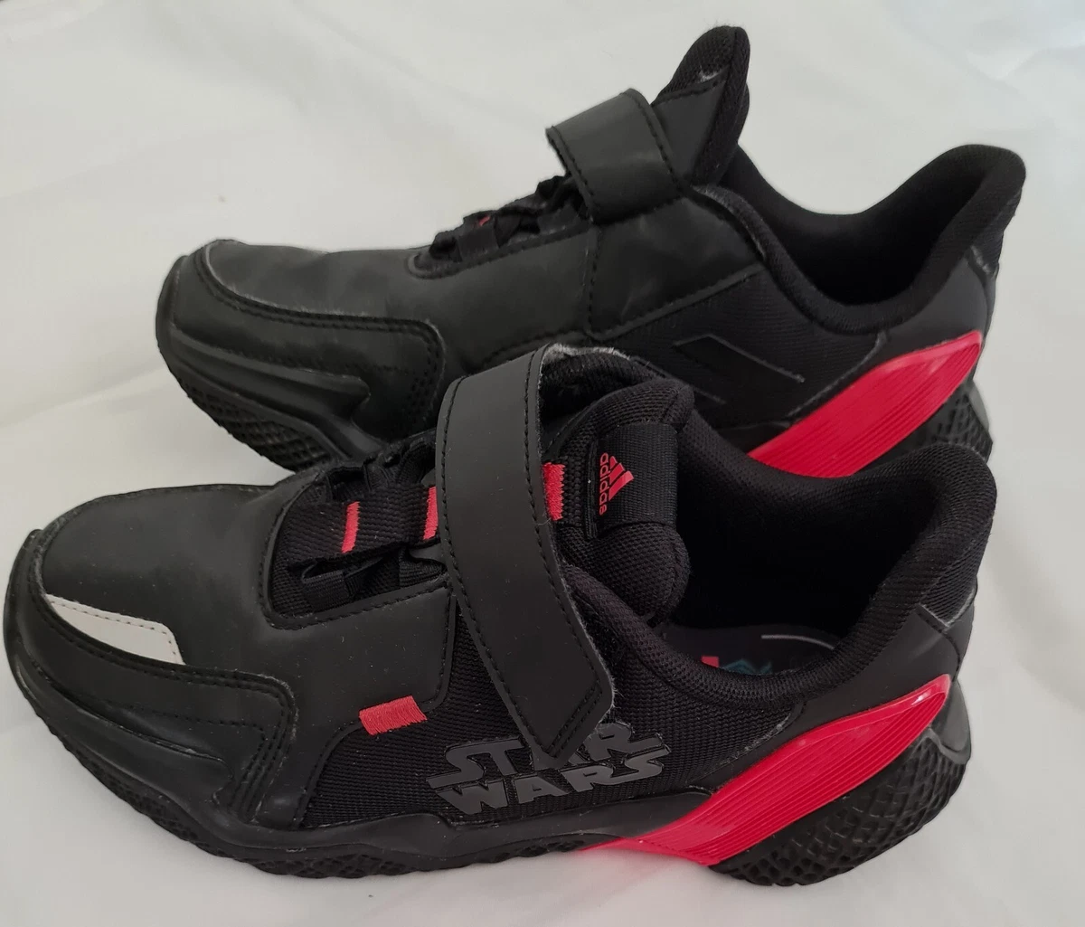 Adidas Darth Vader Star Wars Boys Trainers Black Size UK 2.5 FR
