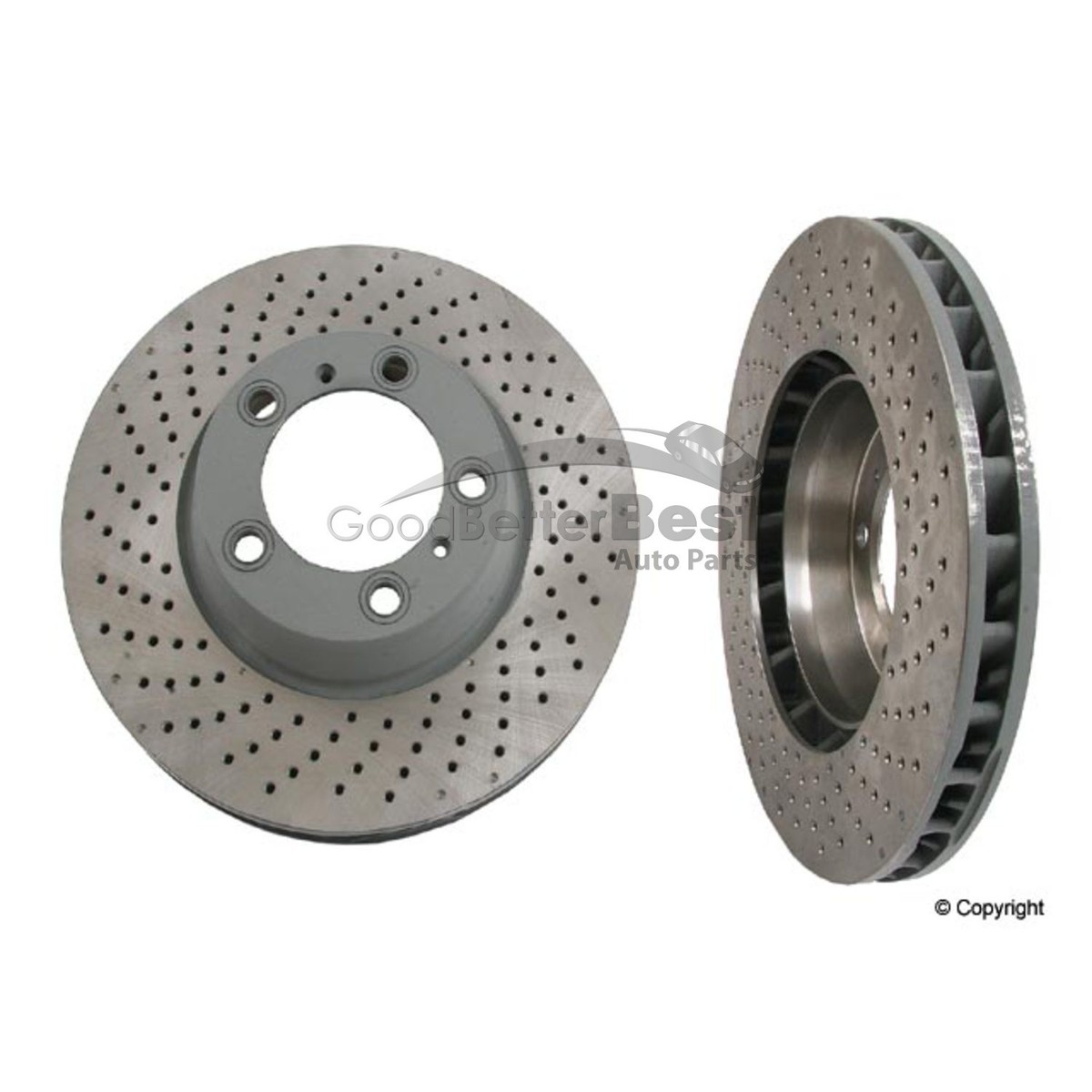 ブロすき専用 One New Sebro Disc Brake Rotor Front Left 205831 for Porsche 911