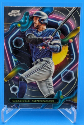 2023 Topps Cosmic Chrome George Springer #180 Toronto Blue Jays