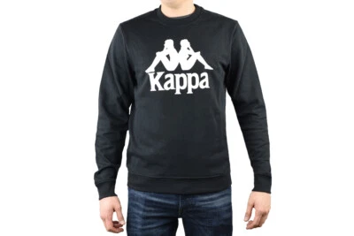 pulls molletonnés Homme, Kappa Sertum RN Sweatshirt, Noir - Photo 1/3