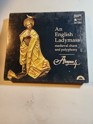 English Ladymass CD, Sep-1992, Harmonia Mundi -Slipcover + Booklet VG+ CD3