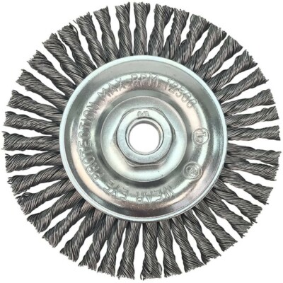 3 Pack - 5'' x 5/8-11'' Stringer Bead Wire Wheel Stainless Steel For Angle Grinder