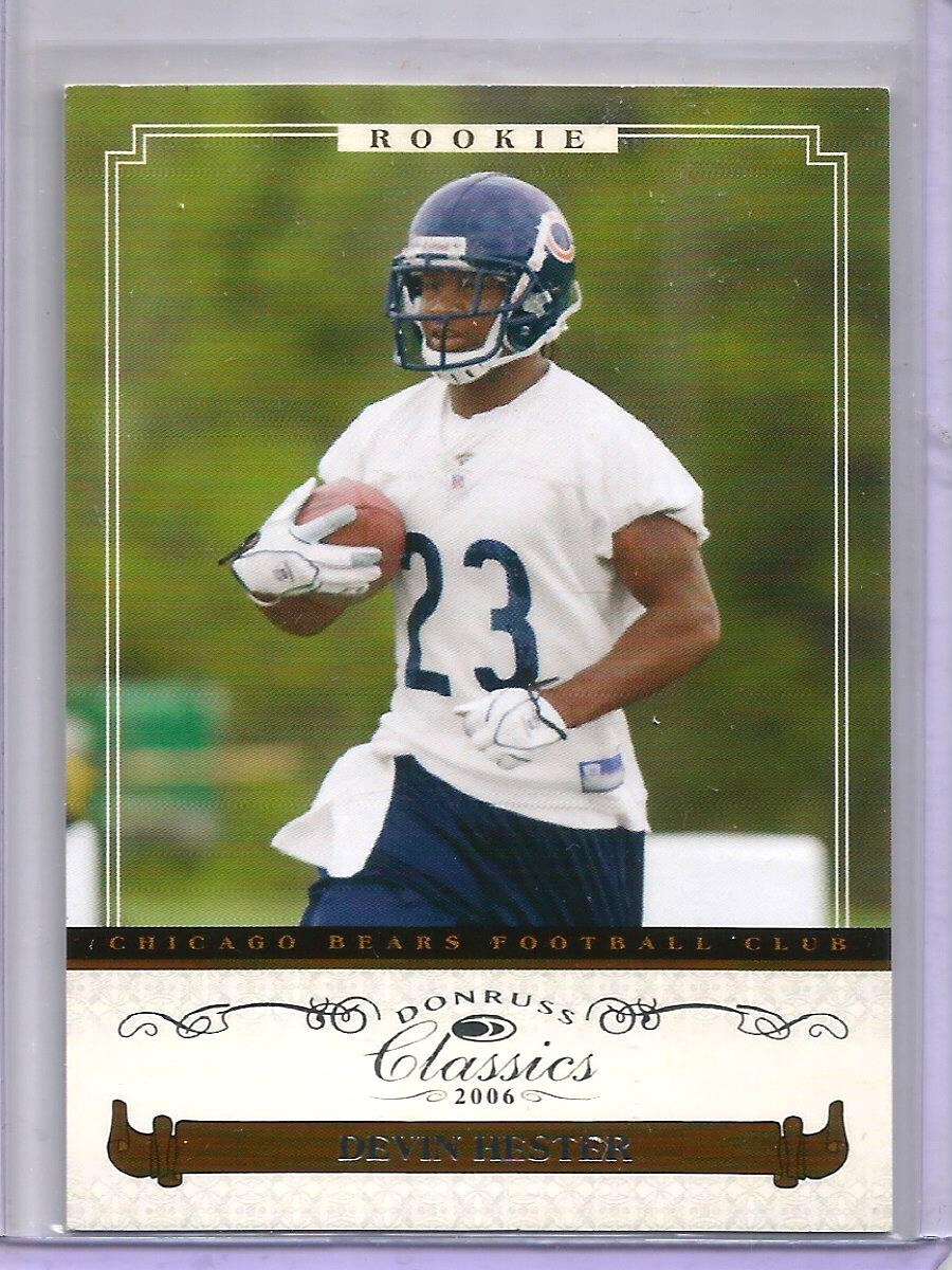 Devin Hester #138 (Football Cards 2006 Panini Donruss Classics) — is it worth grading?