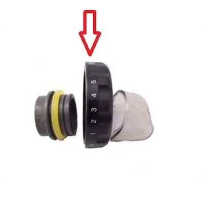Einstellrad für Drehknopf schwarz DA-1000
