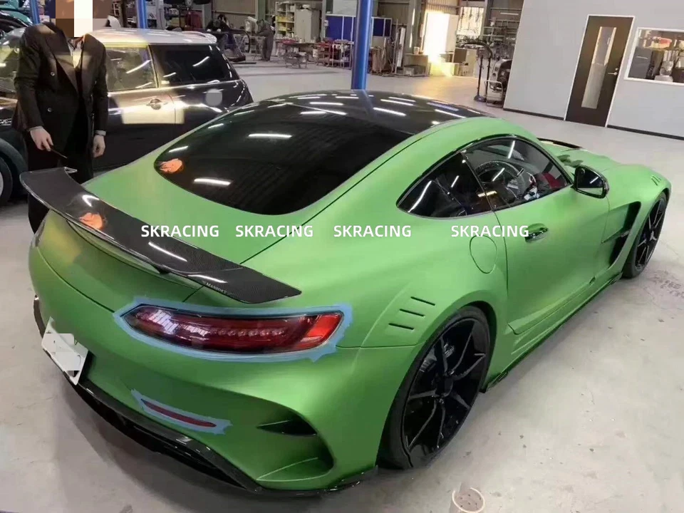 Спойлер крыло на задний багажник из настоящего углеродного волокна GT для Mercedes Benz AMG GT GTS 2016+ - Изображение 4 из 4