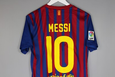 NIKE - 正規品　Barcelona 2011/12 ホームユニホーム　メッシ　10番 2011/12 Barcelona Home Jersey #10 Messi XL Nike Short Sleeve