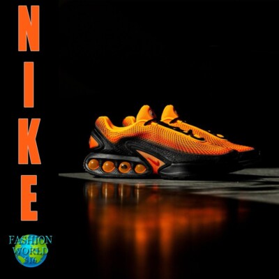 Nike Air Max DN SE Mens Running Shoes Sneakers Laser Orange/Red/Black Size 9