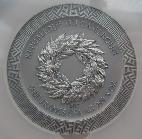 NGC MS70 FR Cameroon 2022 Apollo & Muses -Celestial Beauties Silver Coin 5oz - Picture 4 of 8